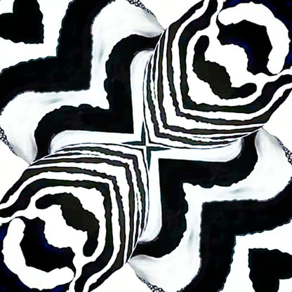 ZEBRA STYLE- NR K187 -Unique cushion cover in velvet - Design By Helena Mernissi