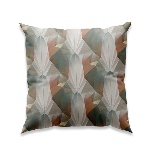 RETRO - SOFT PASTELS - NR K102 - Unique velvet cushion cover - Design By Helena Mernissi