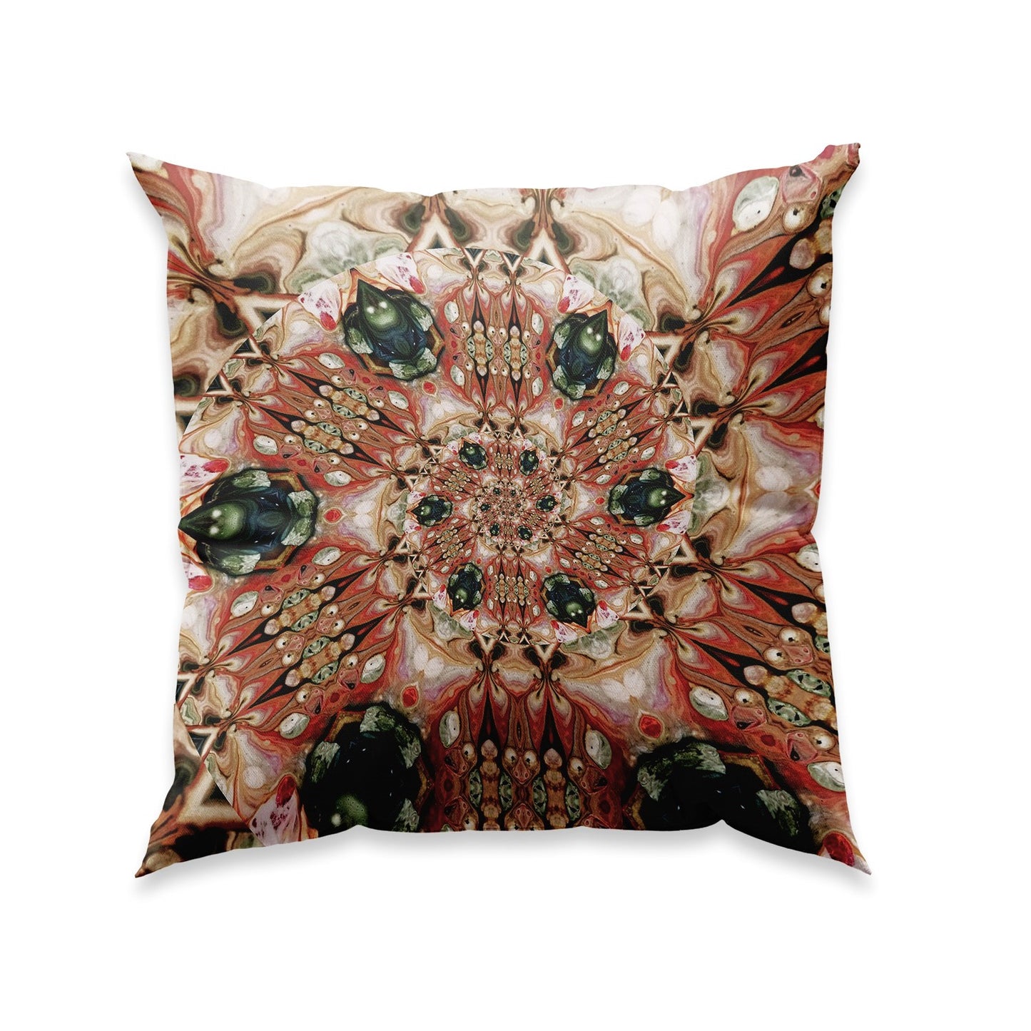 BOHO NR K122 colorful style - Unique cushion cover in velvet - Design By Helena Mernissi