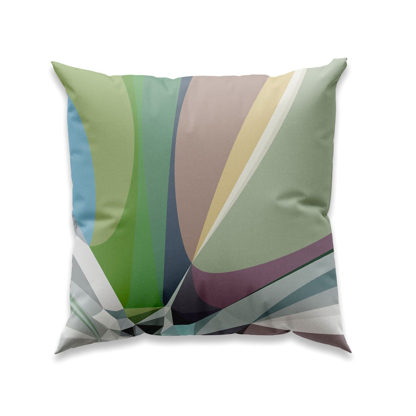 RETRO-PASTELS-NR K14 - Unique velvet cushion cover - Design By Helena Mernissi