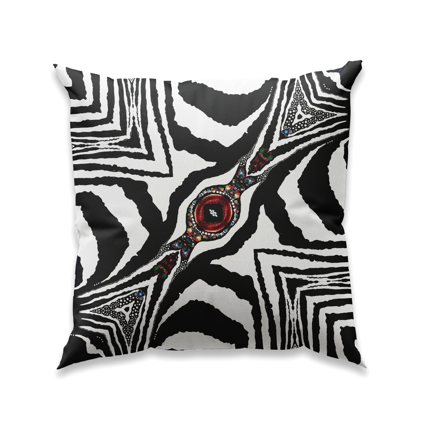 ZEBRA STYLE NR K186 - Unique cushion covers in velvet - Design By Helena Mernissi