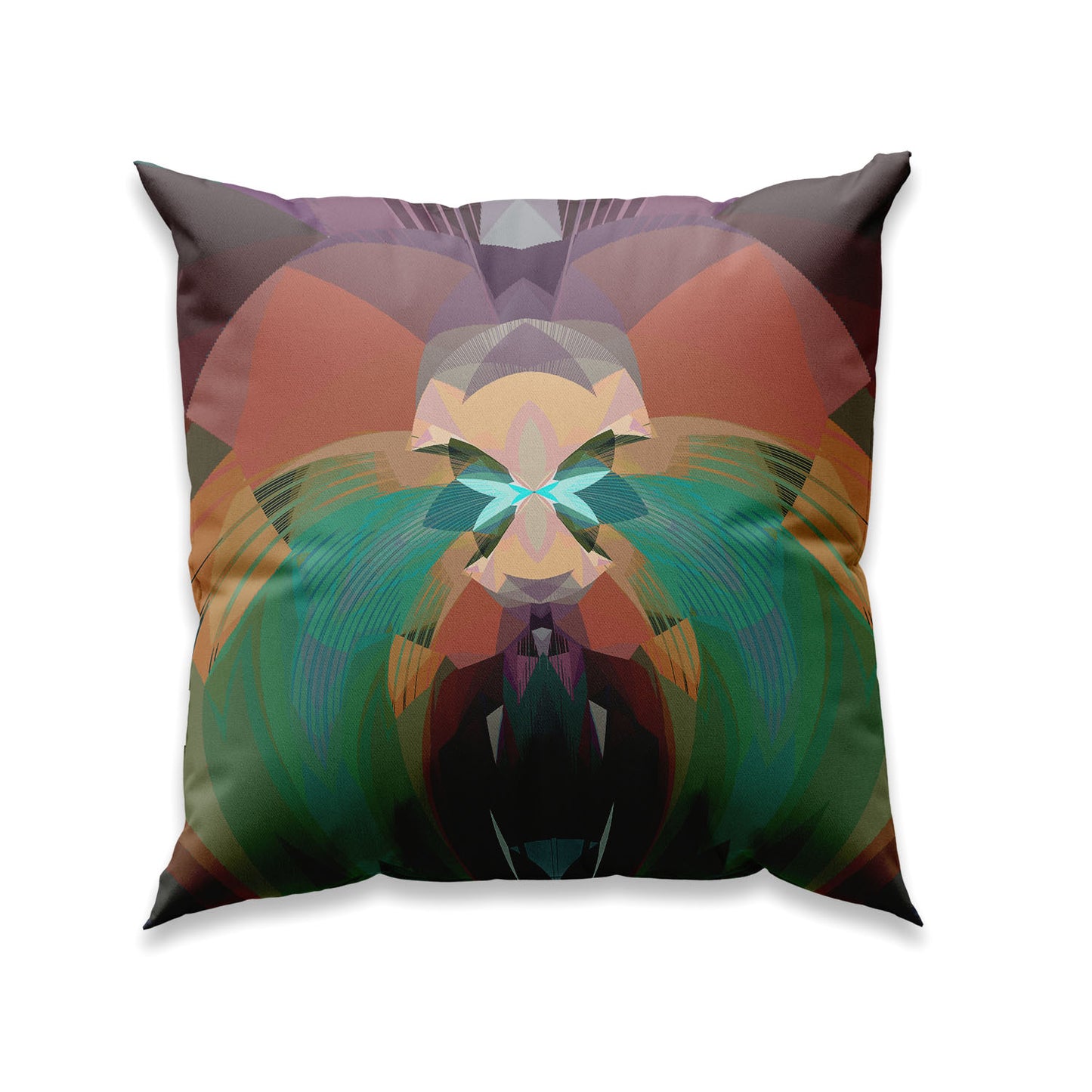 RETRO - COLORFUL-Unique Cushion cover in velvet - Design By Helena Mernissi -NR K23