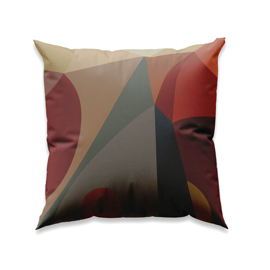 RETRO - COLORFUL - NR K48 - Unique velvet cushion cover - Design By Helena Mernissi