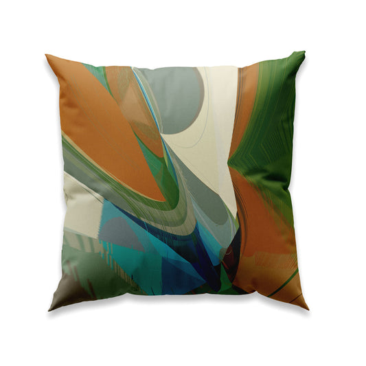 RETRO - COLORFUL - NR K75 - Unique cushion cover in velvet - Design By Helena Mernissi