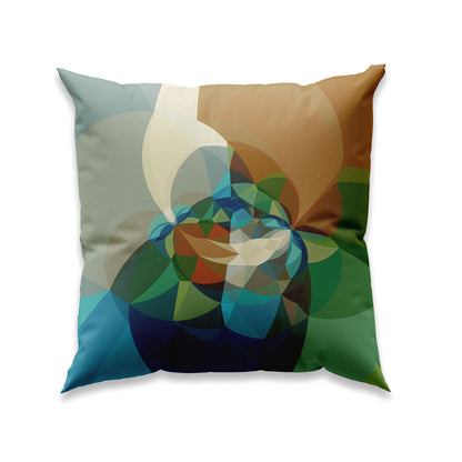 RETRO - COLORFUL - NR K78 - Unique cushion cover in velvet - Design By Helena Mernissi