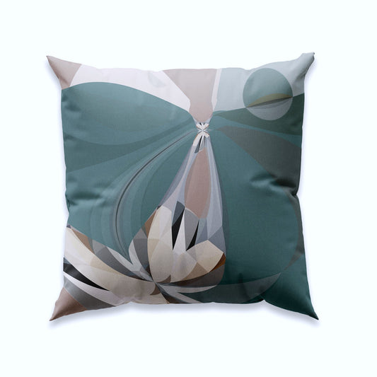 RETRO - SOFT PASTELS - NR K84-Unique cushion cover in velvet - Design By Helena Mernissi