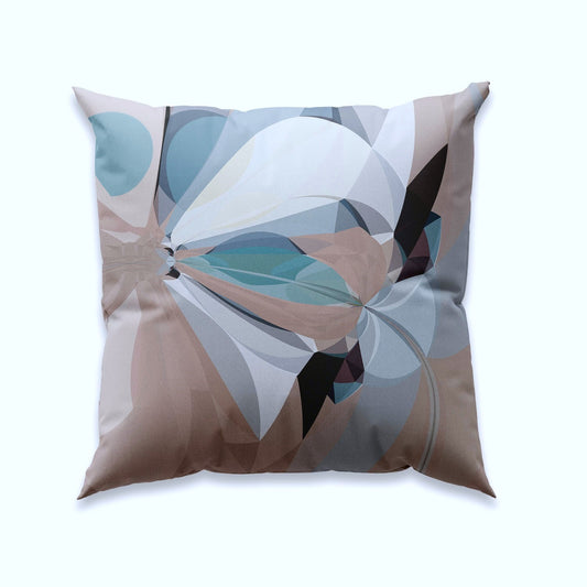 RETRO - SOFT PASTELS - NR K85-Unique cushion cover in velvet - Design By Helena Mernissi