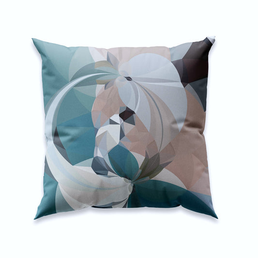 RETRO - SOFT PASTELS- NO K99-Unique velvet cushion cover - Design By Helena Mernissi